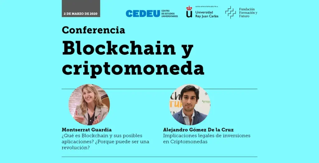 Conferencia blockchain criptomoneda